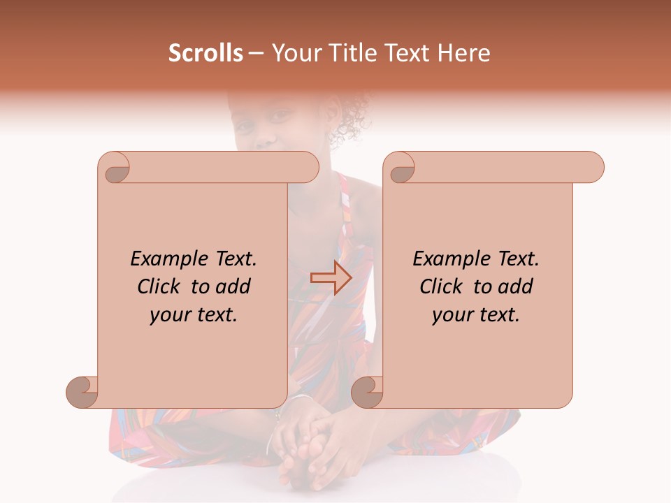 Looking Up Active Sweet PowerPoint Template