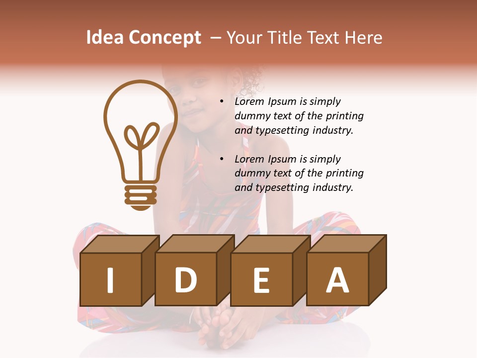 Looking Up Active Sweet PowerPoint Template