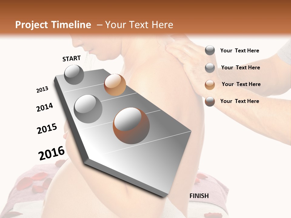 Relax Young Tummy PowerPoint Template
