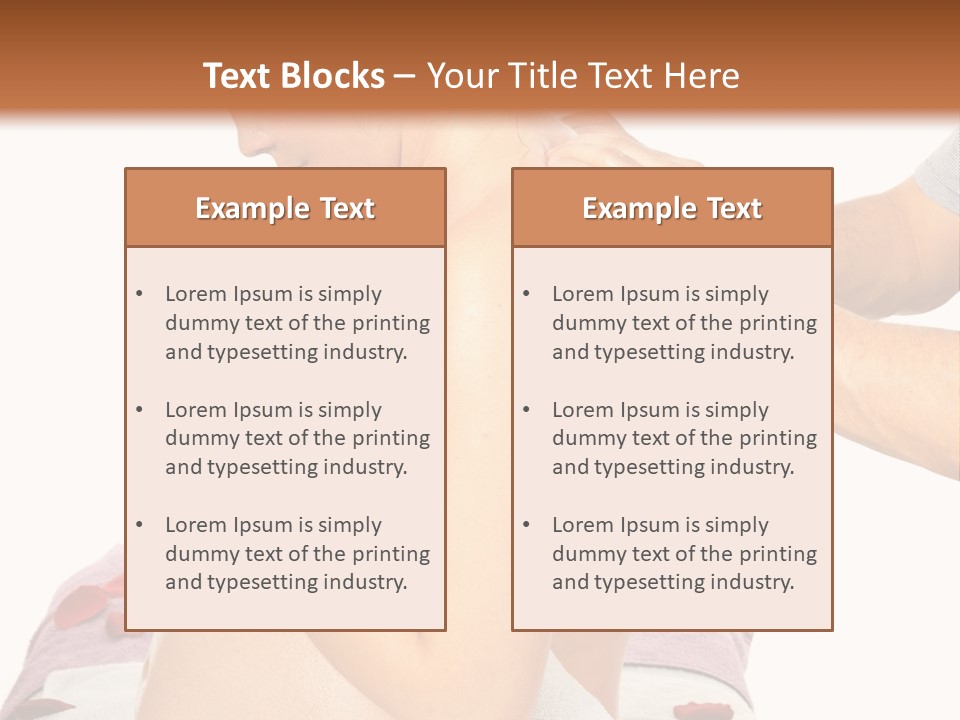 Relax Young Tummy PowerPoint Template