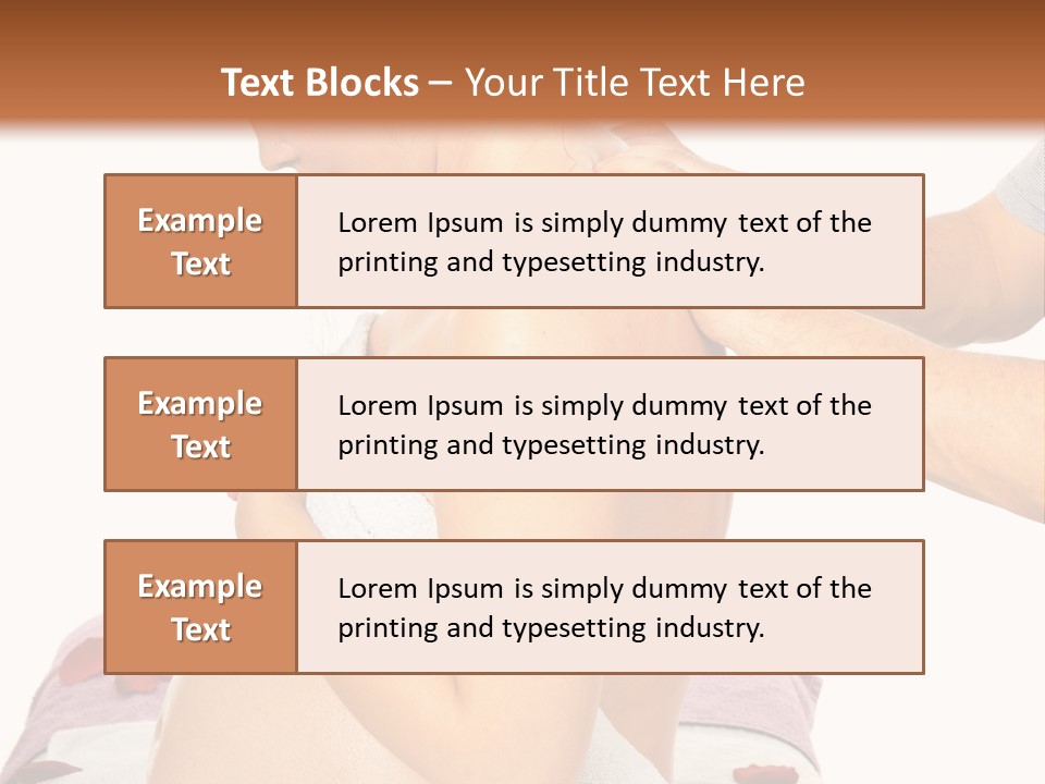 Relax Young Tummy PowerPoint Template