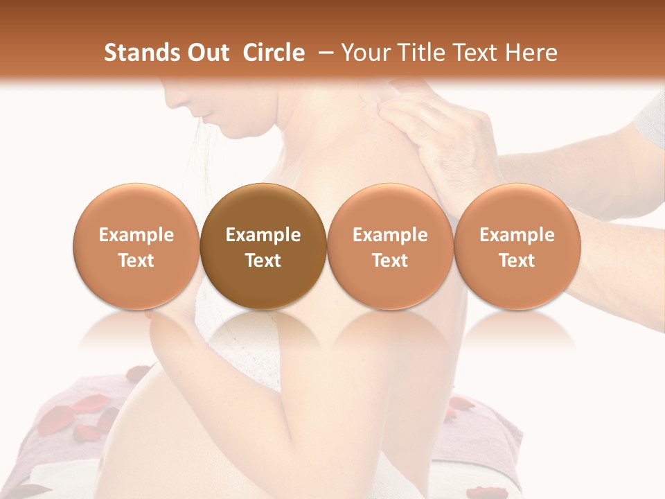 Relax Young Tummy PowerPoint Template