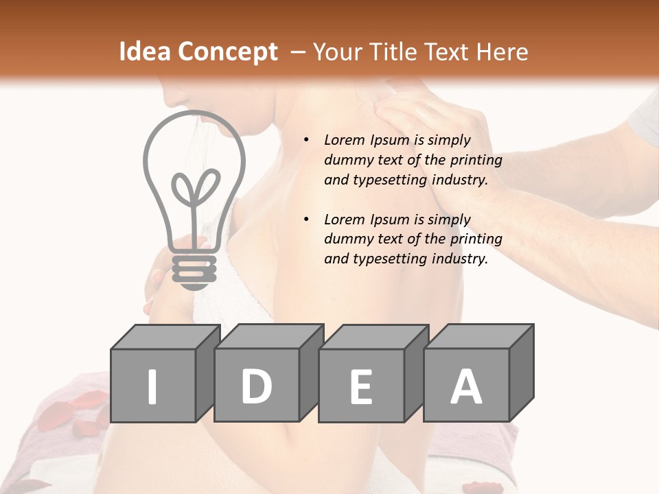 Relax Young Tummy PowerPoint Template