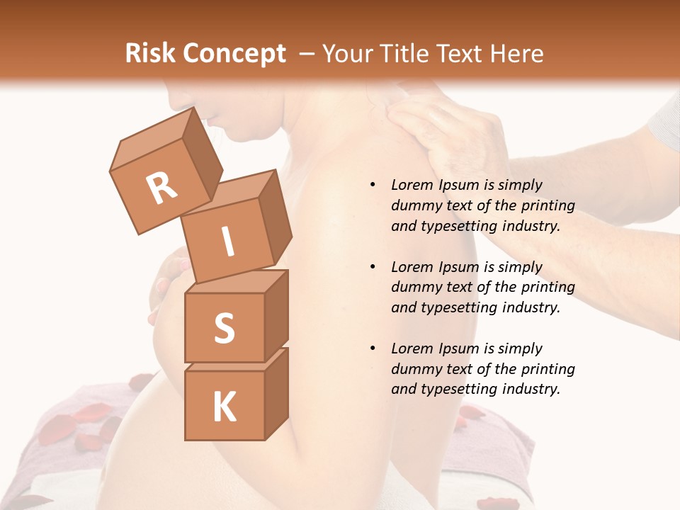 Relax Young Tummy PowerPoint Template