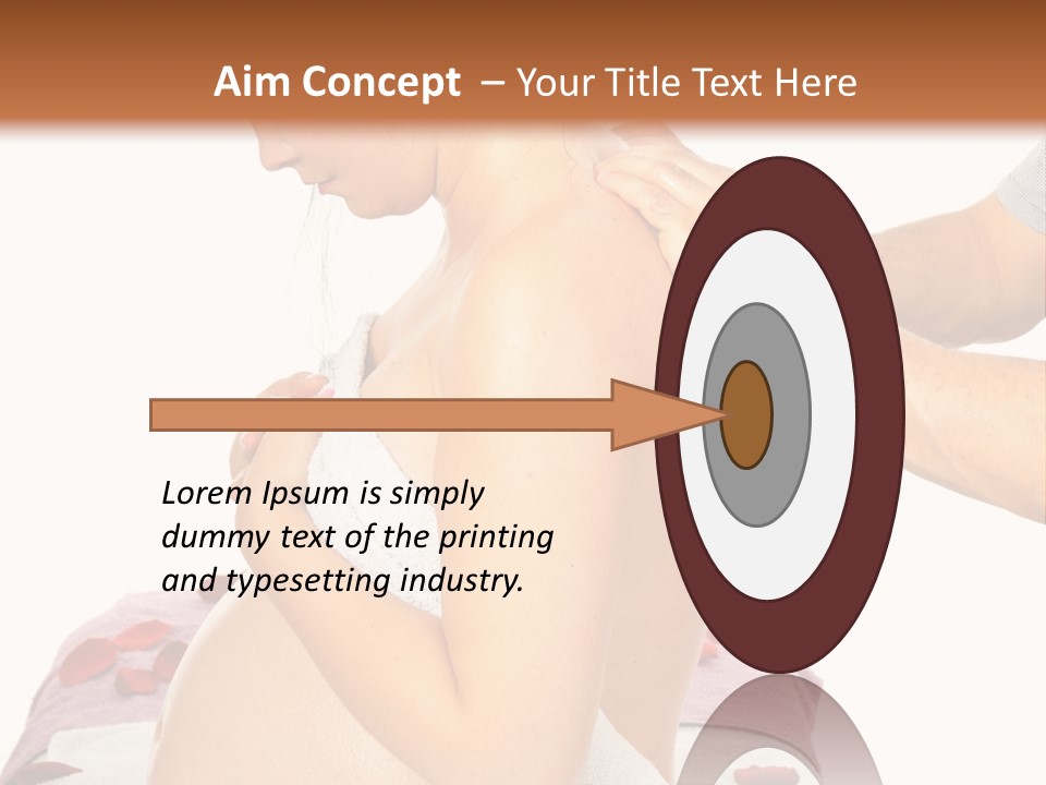 Relax Young Tummy PowerPoint Template