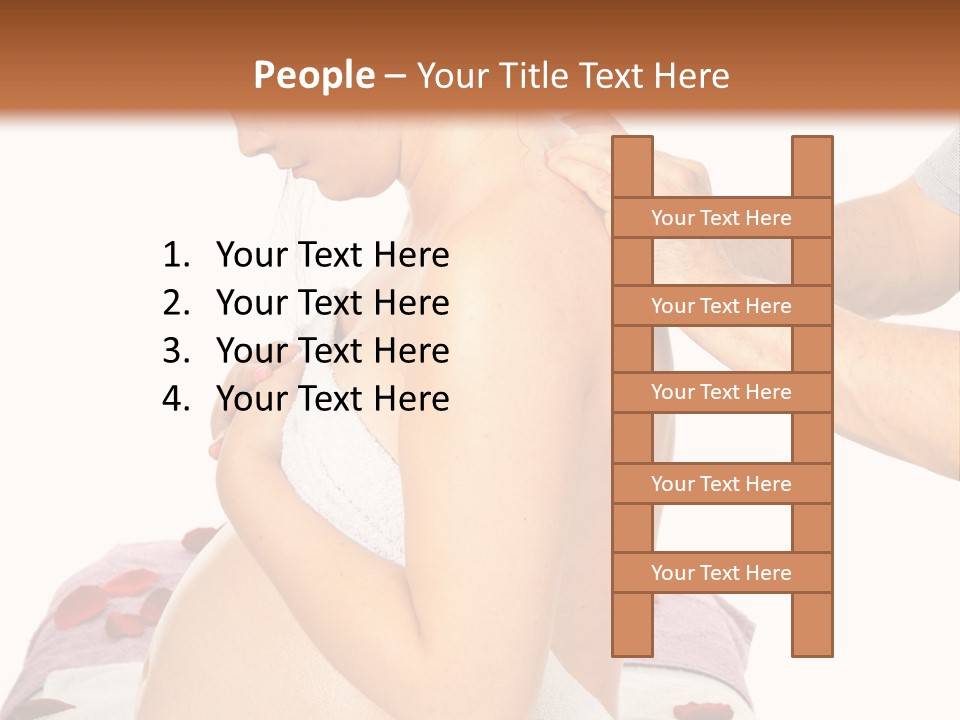 Relax Young Tummy PowerPoint Template