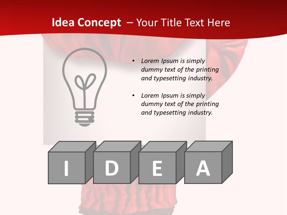White Card Business Business Competition PowerPoint Template