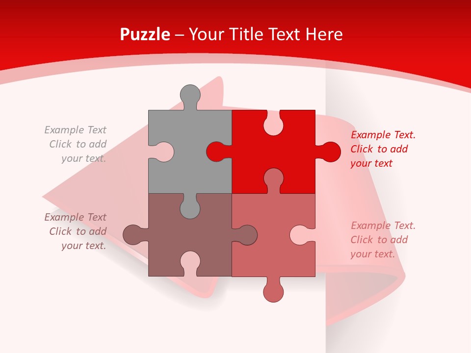 Graphic Circle Upwards PowerPoint Template