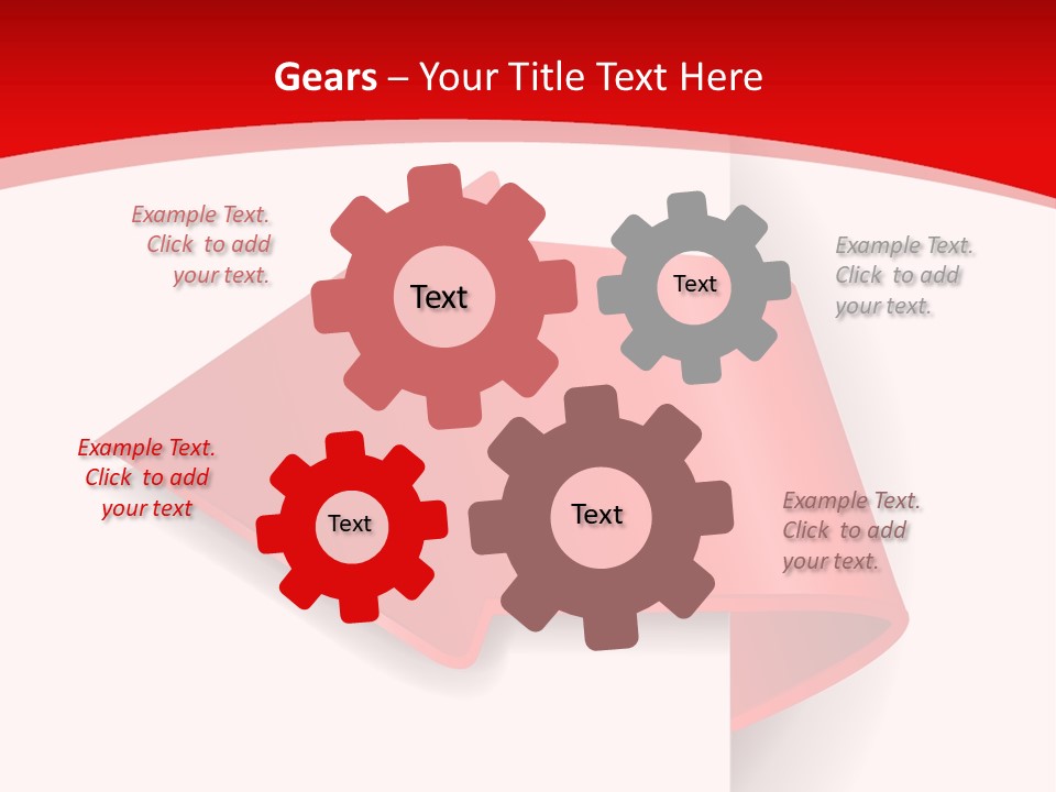 Graphic Circle Upwards PowerPoint Template