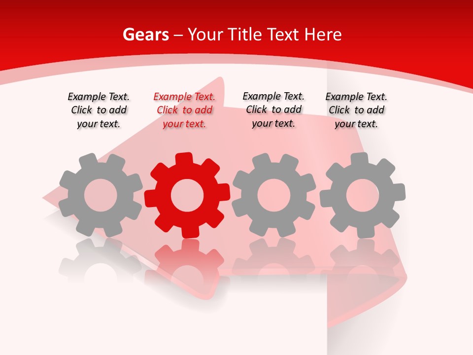 Graphic Circle Upwards PowerPoint Template