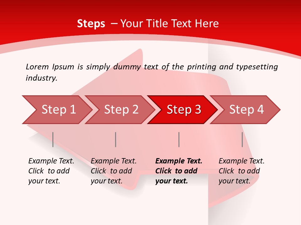 Graphic Circle Upwards PowerPoint Template