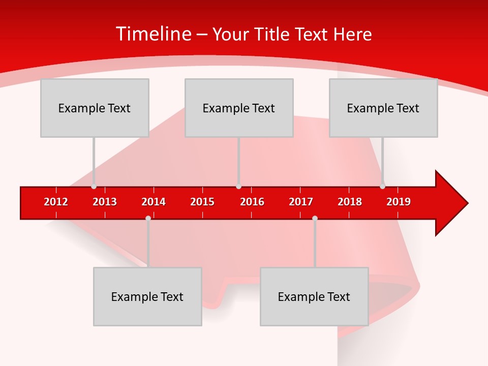 Graphic Circle Upwards PowerPoint Template