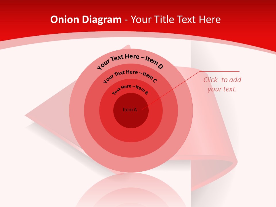 Graphic Circle Upwards PowerPoint Template