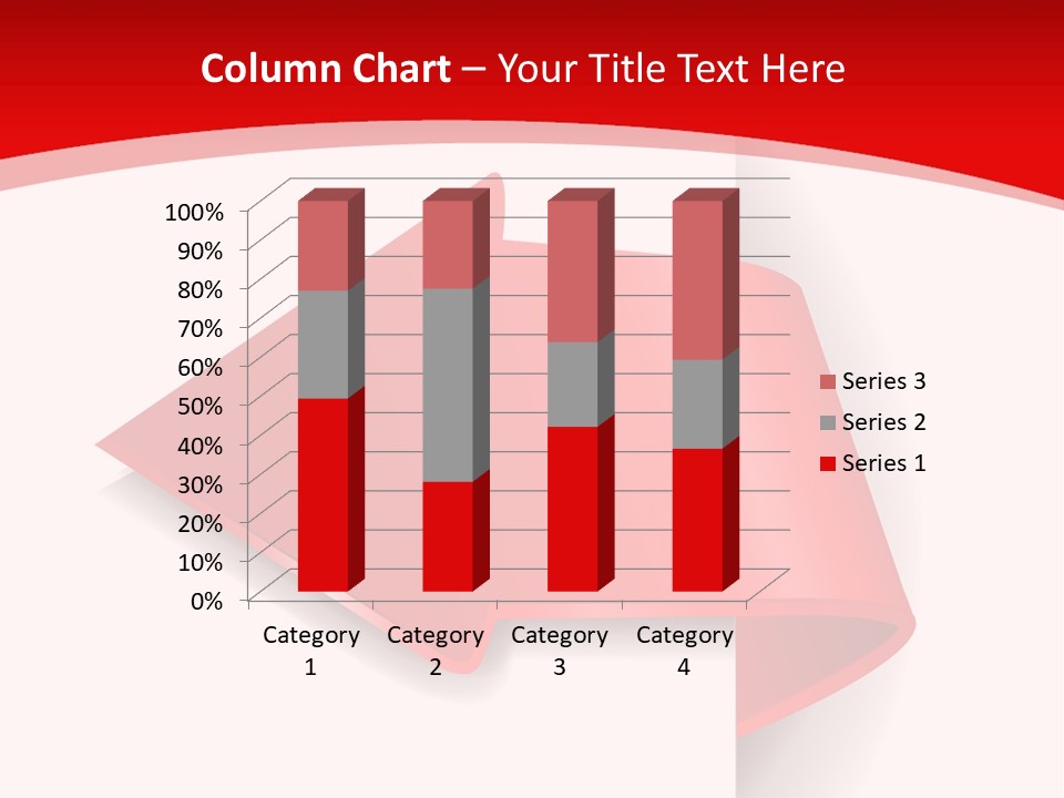 Graphic Circle Upwards PowerPoint Template