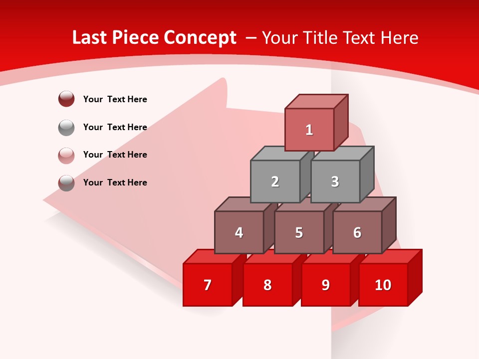 Graphic Circle Upwards PowerPoint Template