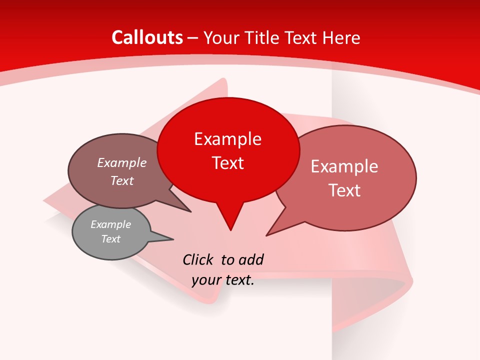 Graphic Circle Upwards PowerPoint Template