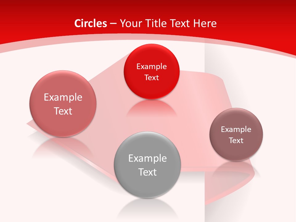 Graphic Circle Upwards PowerPoint Template