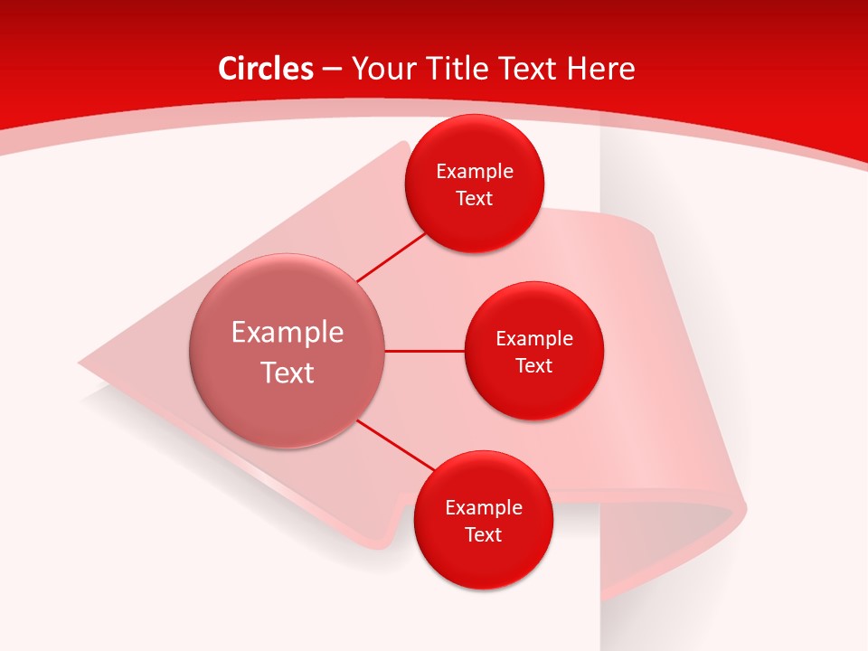 Graphic Circle Upwards PowerPoint Template