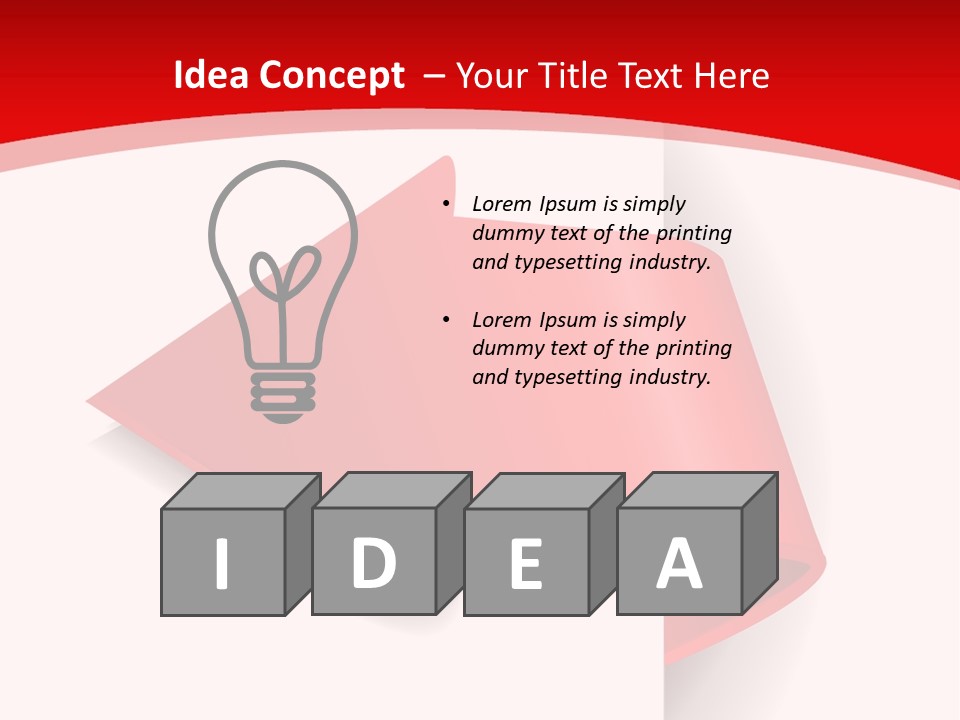 Graphic Circle Upwards PowerPoint Template