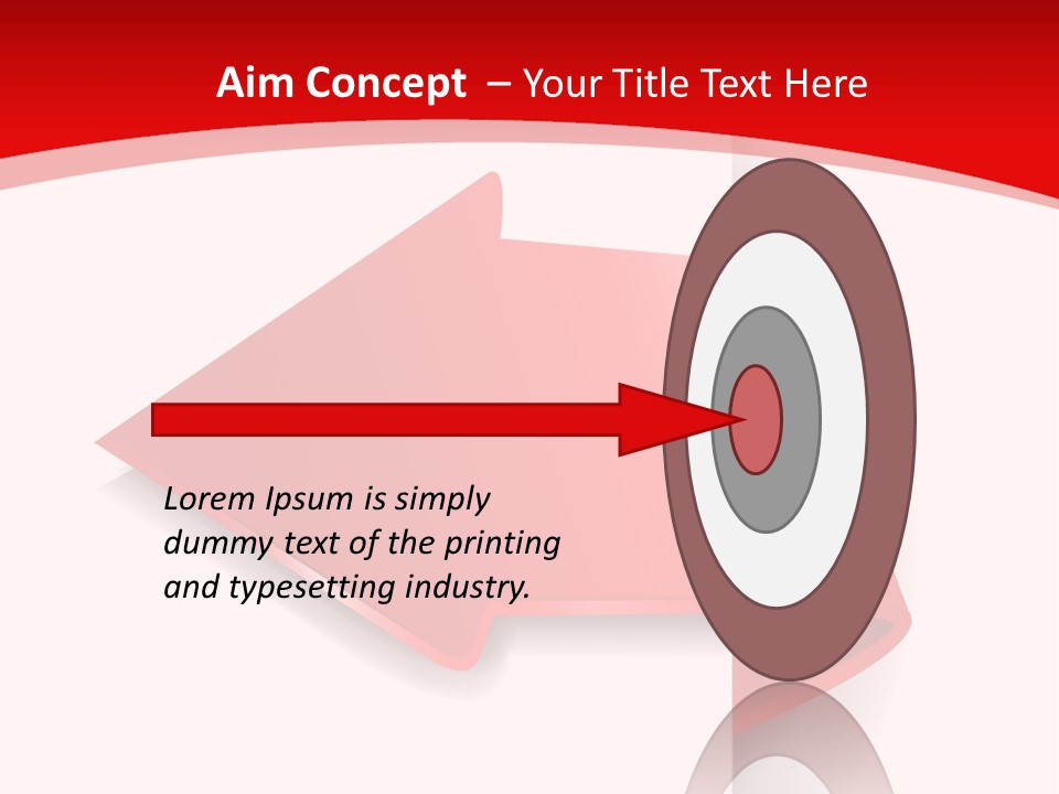 Graphic Circle Upwards PowerPoint Template