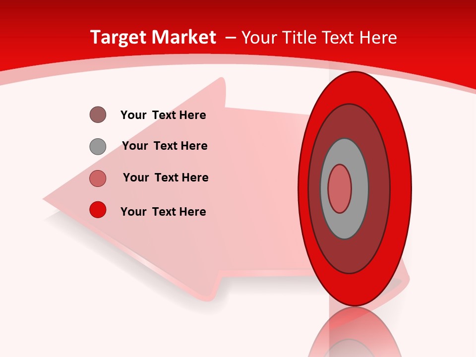 Graphic Circle Upwards PowerPoint Template
