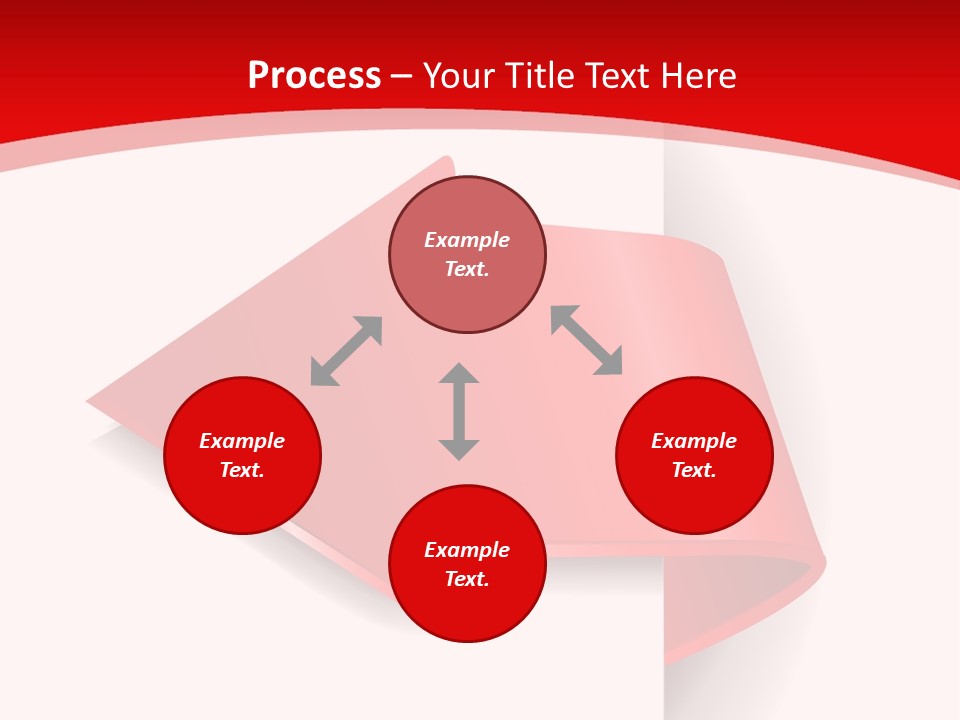 Graphic Circle Upwards PowerPoint Template