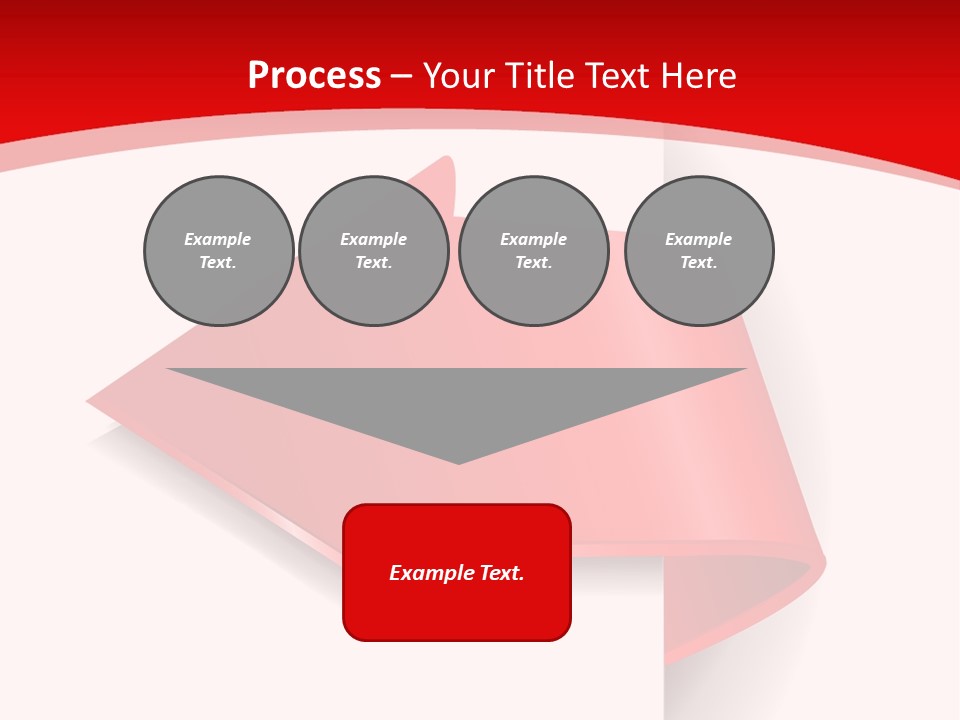 Graphic Circle Upwards PowerPoint Template