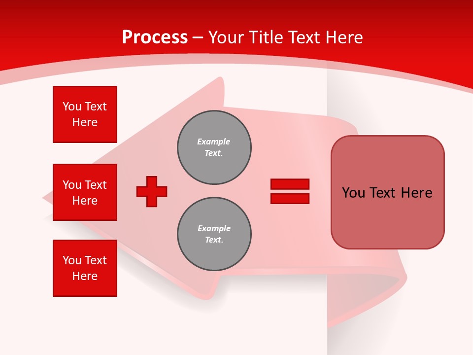 Graphic Circle Upwards PowerPoint Template
