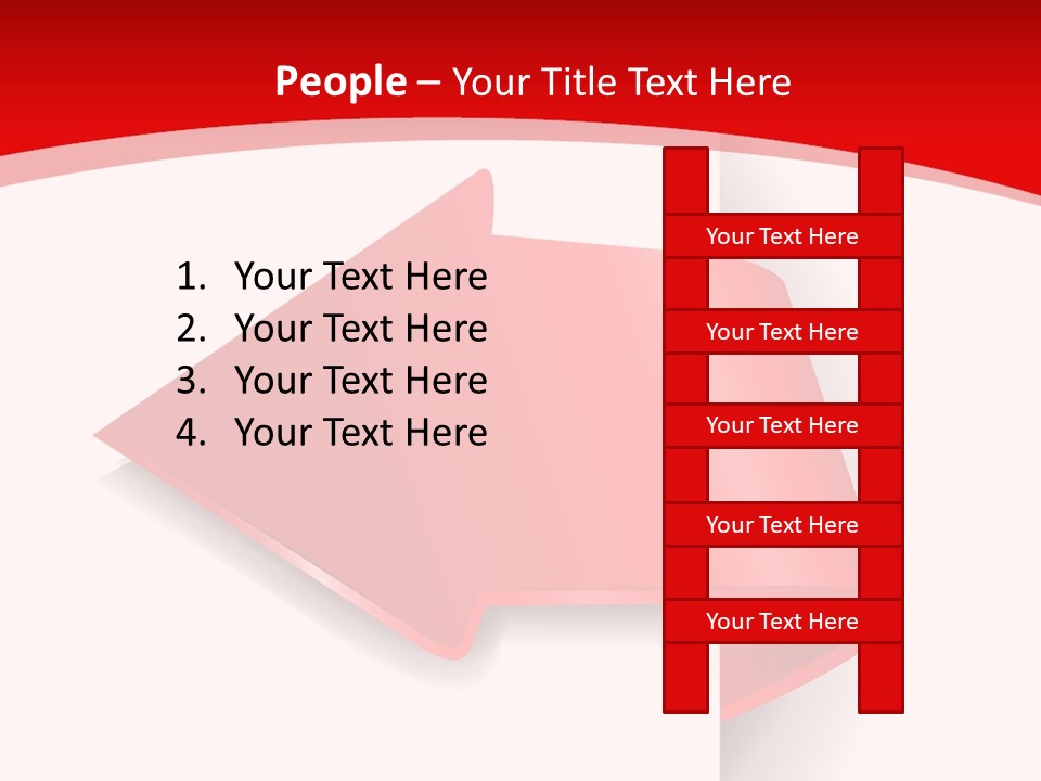 Graphic Circle Upwards PowerPoint Template