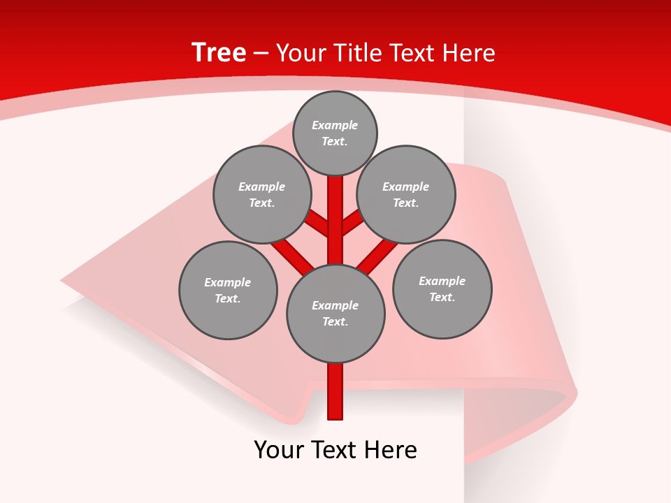 Graphic Circle Upwards PowerPoint Template