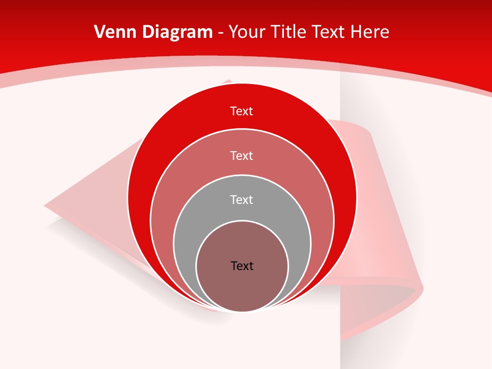 Graphic Circle Upwards PowerPoint Template