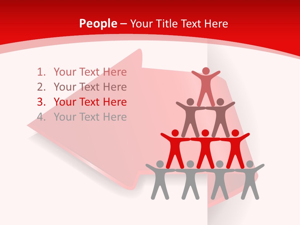 Graphic Circle Upwards PowerPoint Template