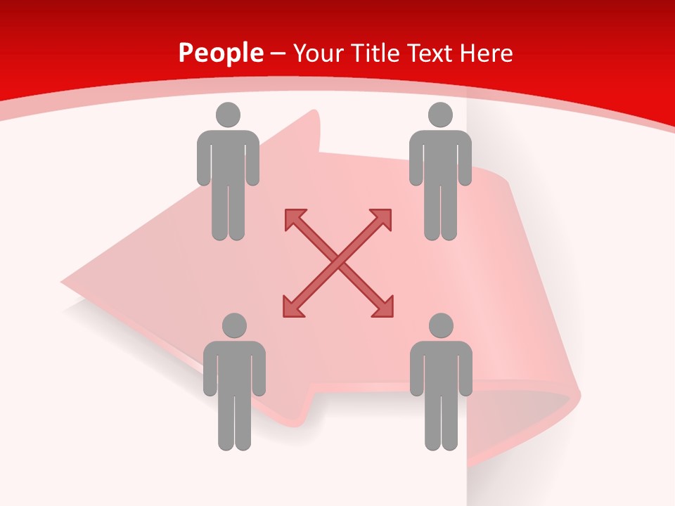 Graphic Circle Upwards PowerPoint Template