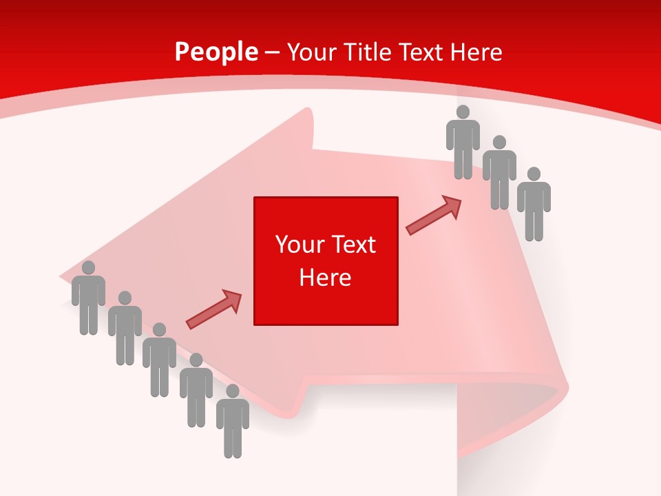 Graphic Circle Upwards PowerPoint Template