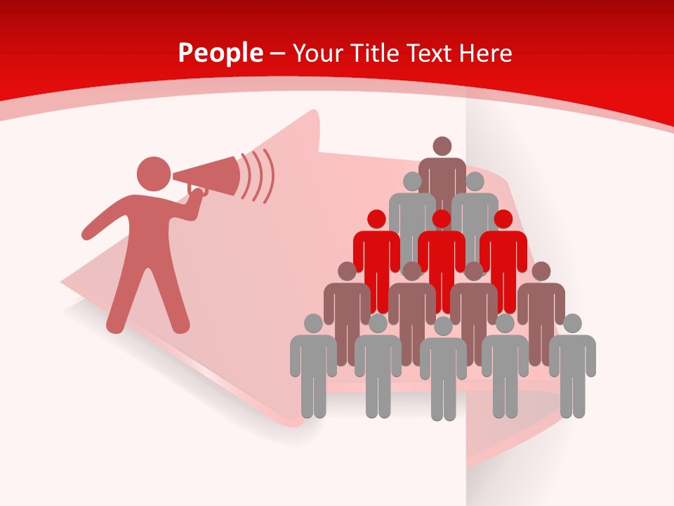 Graphic Circle Upwards PowerPoint Template