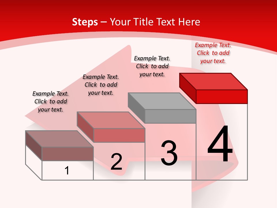 Graphic Circle Upwards PowerPoint Template