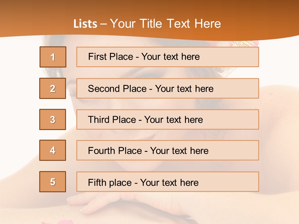 Skin Beauty Isolated PowerPoint Template