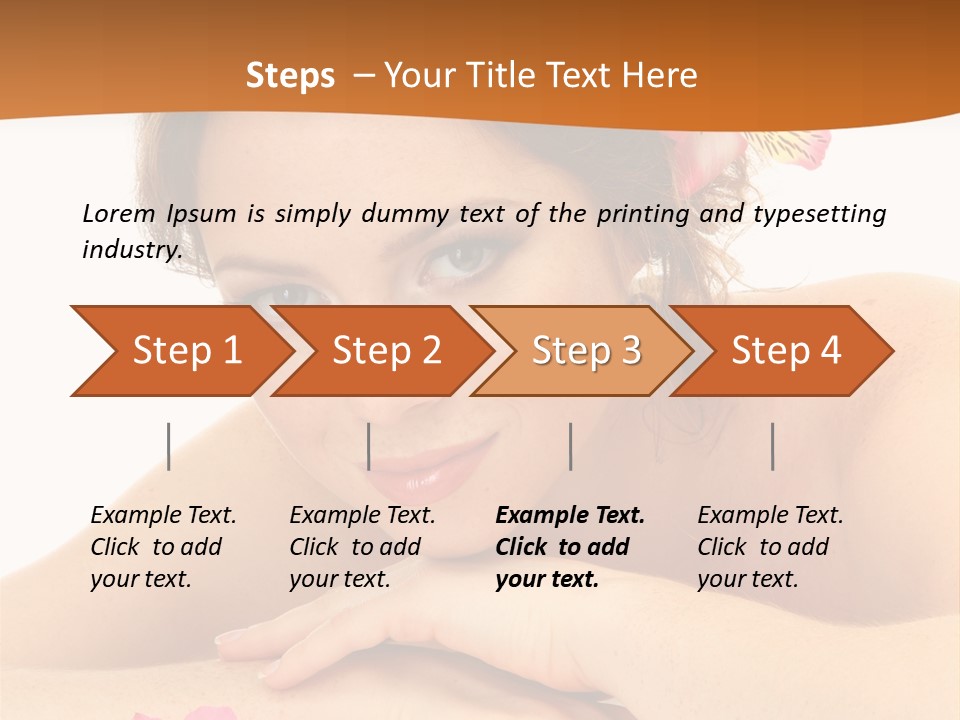 Skin Beauty Isolated PowerPoint Template