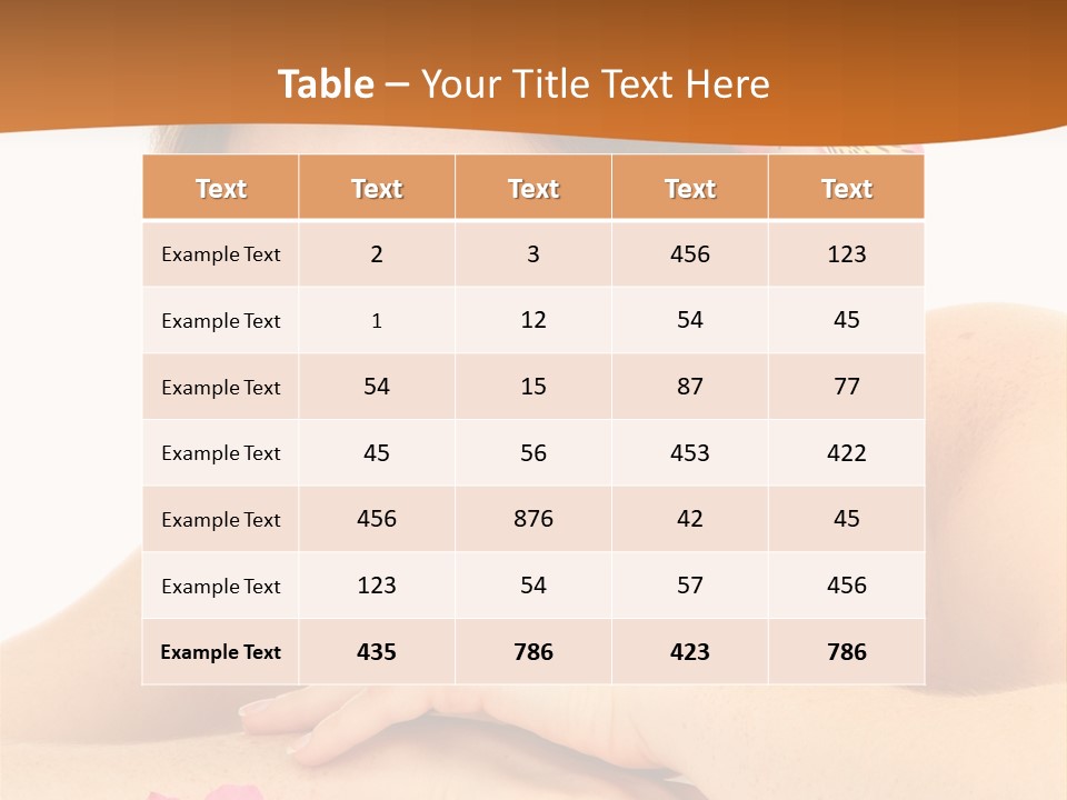 Skin Beauty Isolated PowerPoint Template