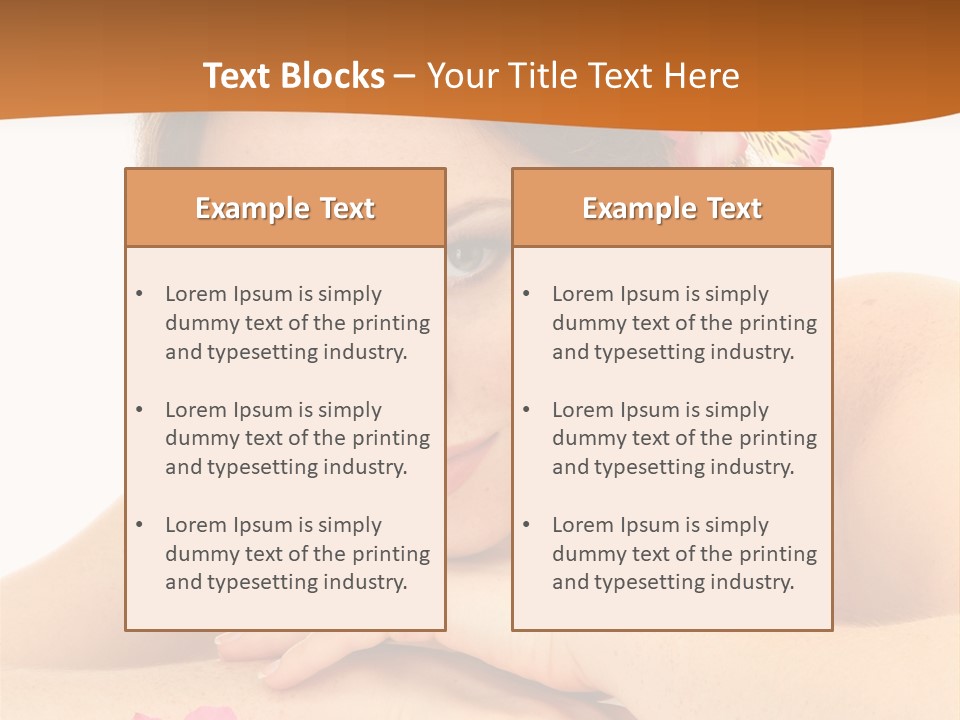 Skin Beauty Isolated PowerPoint Template