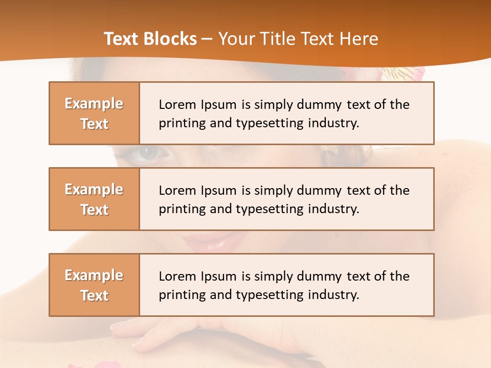 Skin Beauty Isolated PowerPoint Template