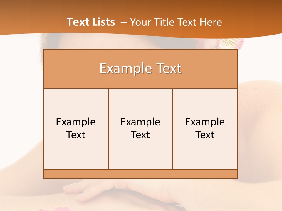 Skin Beauty Isolated PowerPoint Template
