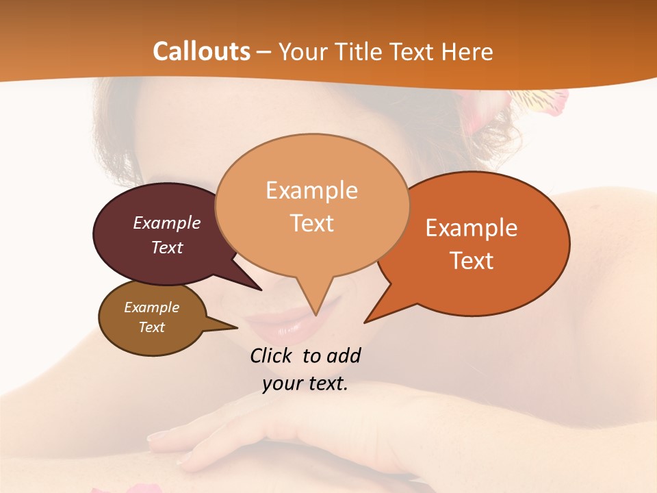 Skin Beauty Isolated PowerPoint Template