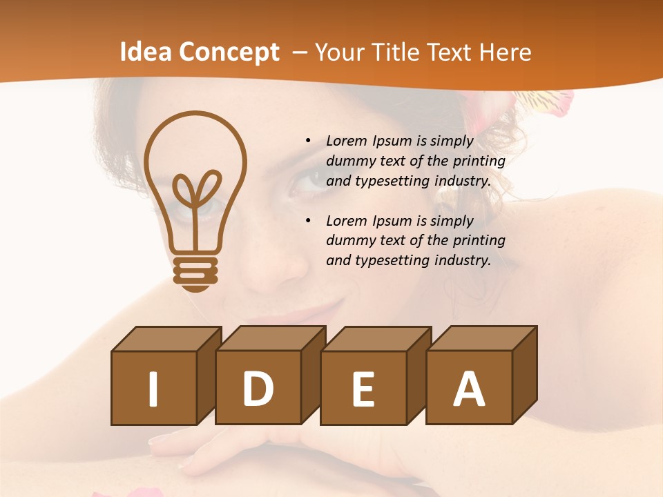 Skin Beauty Isolated PowerPoint Template