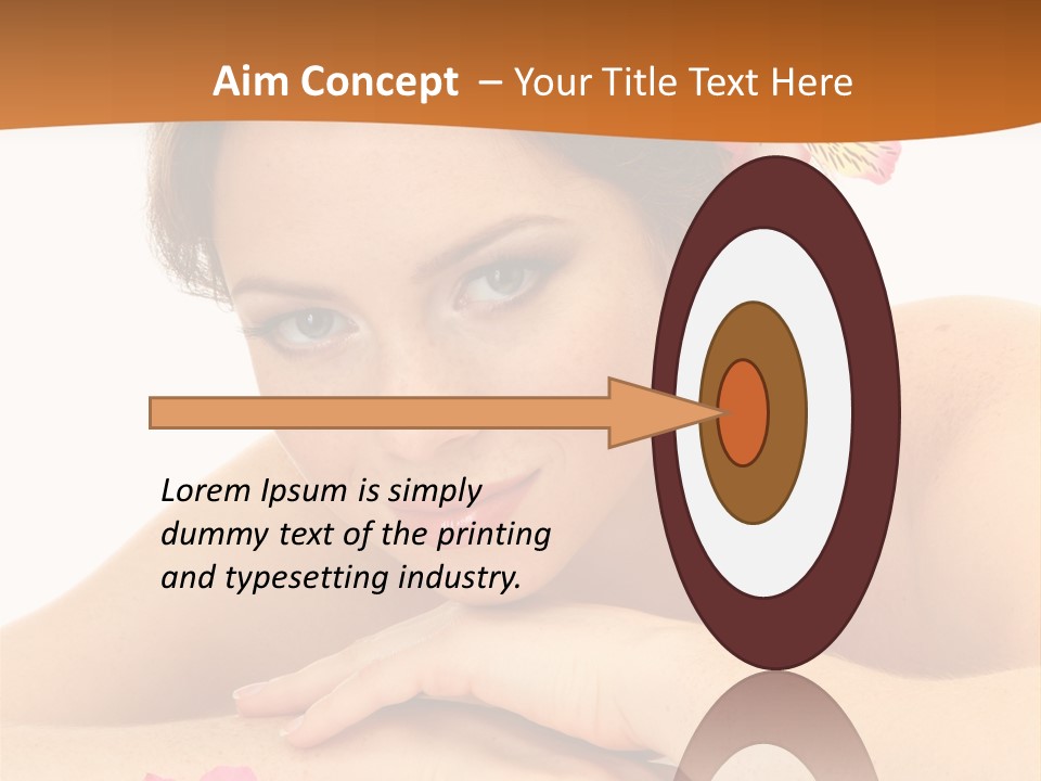 Skin Beauty Isolated PowerPoint Template