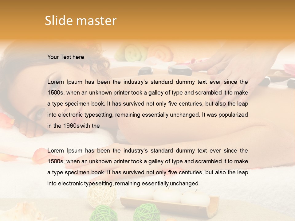 Therapy Hand Pink PowerPoint Template