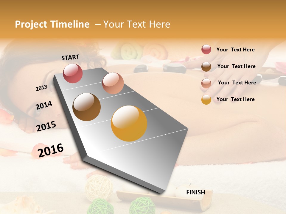 Therapy Hand Pink PowerPoint Template