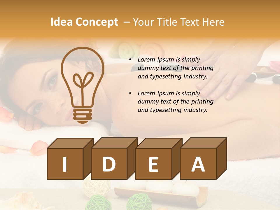 Therapy Hand Pink PowerPoint Template