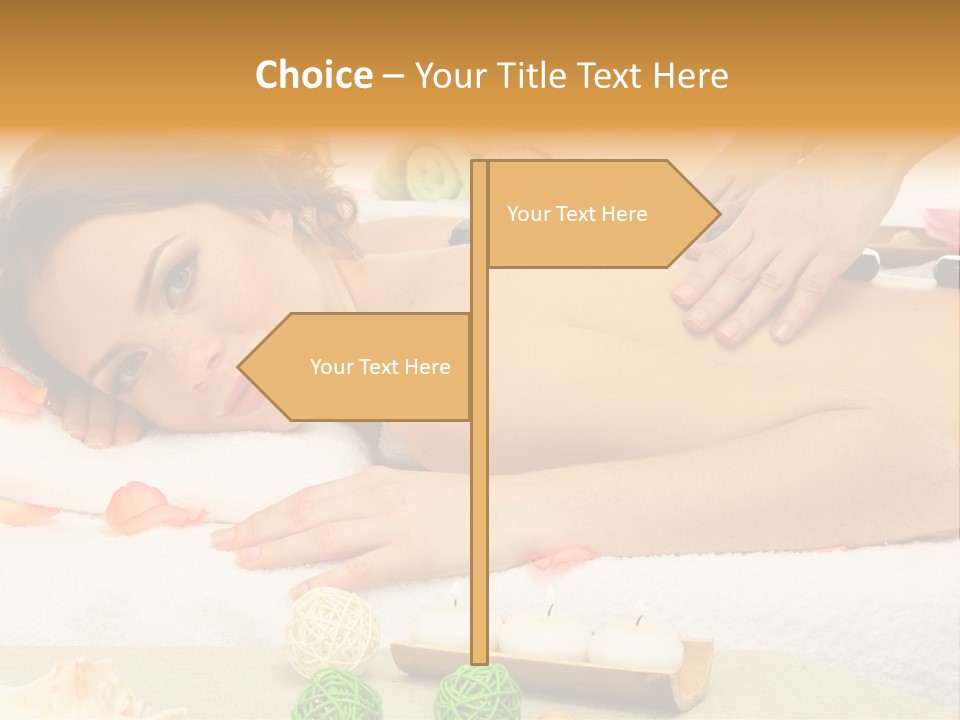 Therapy Hand Pink PowerPoint Template