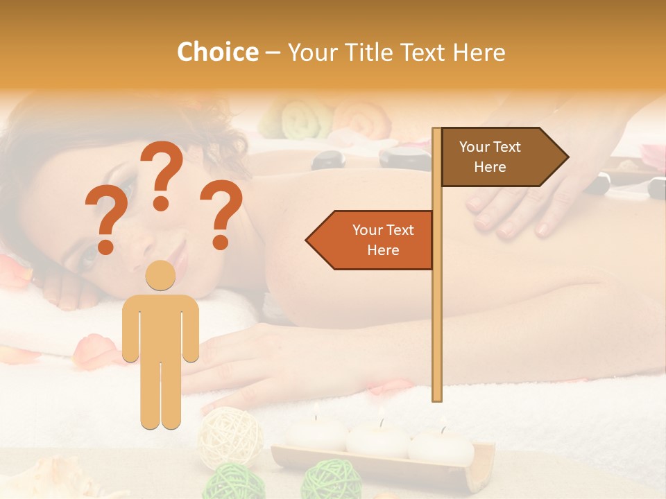 Therapy Hand Pink PowerPoint Template